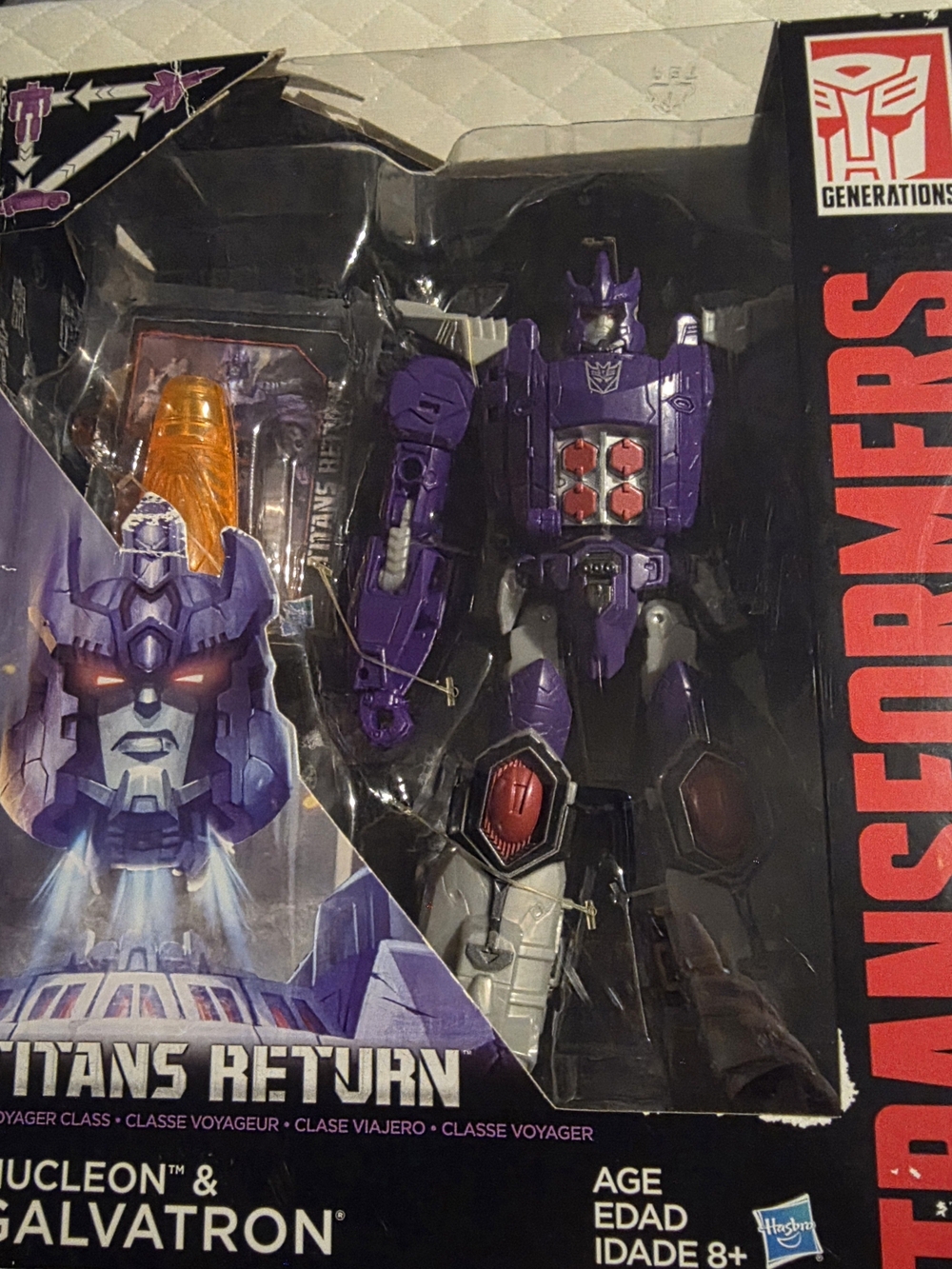 Hasbro Transformers Galvatron Action Figure - Purple, Silver, Red, Orange